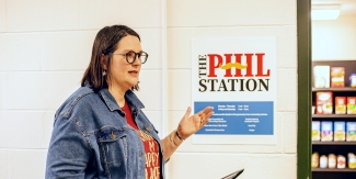 Mrs. Patty Tymon at Phil Station